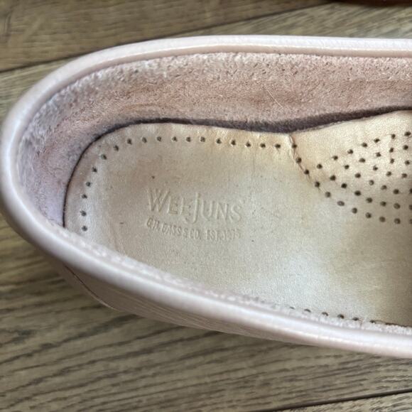 Weejuns Handcrafted Leather Penny Loafers Nude Pink Women’s 9 — Quiet Luxury - Picture 4 of 8